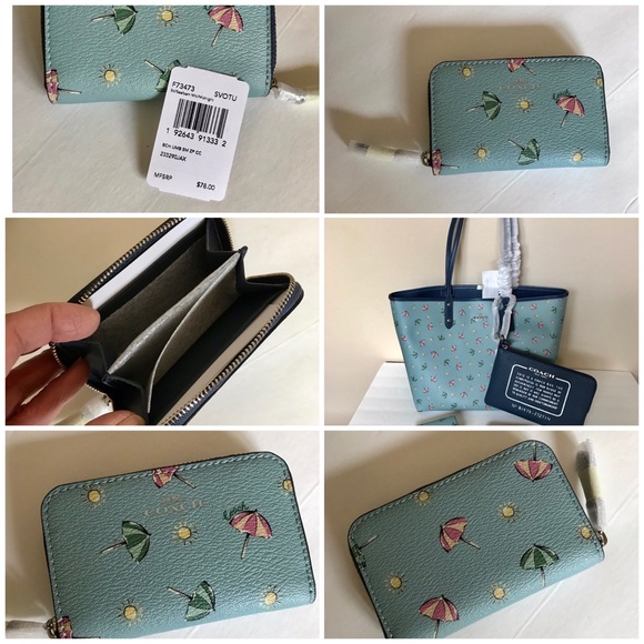 🎉 HP 🎉 NWT COACH BEACH UMBRELLA SET - Picture 5 of 7